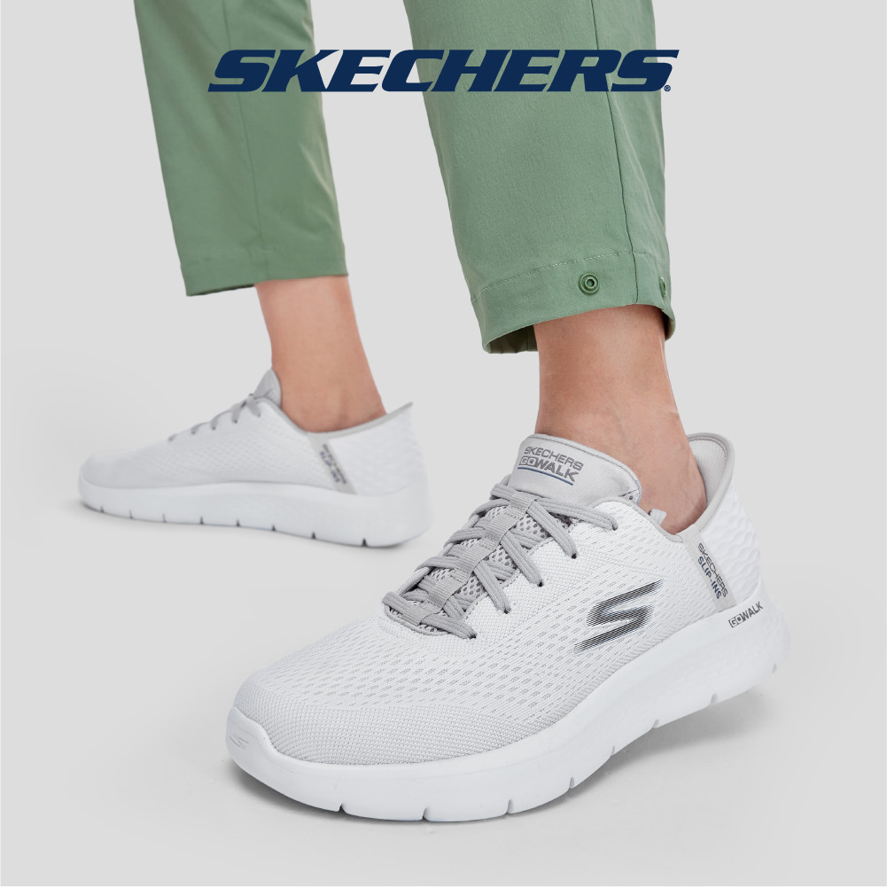 Skechers สเก็ตเชอร์ส รองเท้าผู้ชาย Men GOwalk Flex GOwalk Shoes - 216505-WGY - Air-Cooled Memory Foam