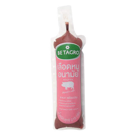 [0181850] Betagro Blood Tofu 200 G. เลือดก้อน ตราเบทาโกร 200 กรัม (Asian Deli Foods) – โปรปัง
