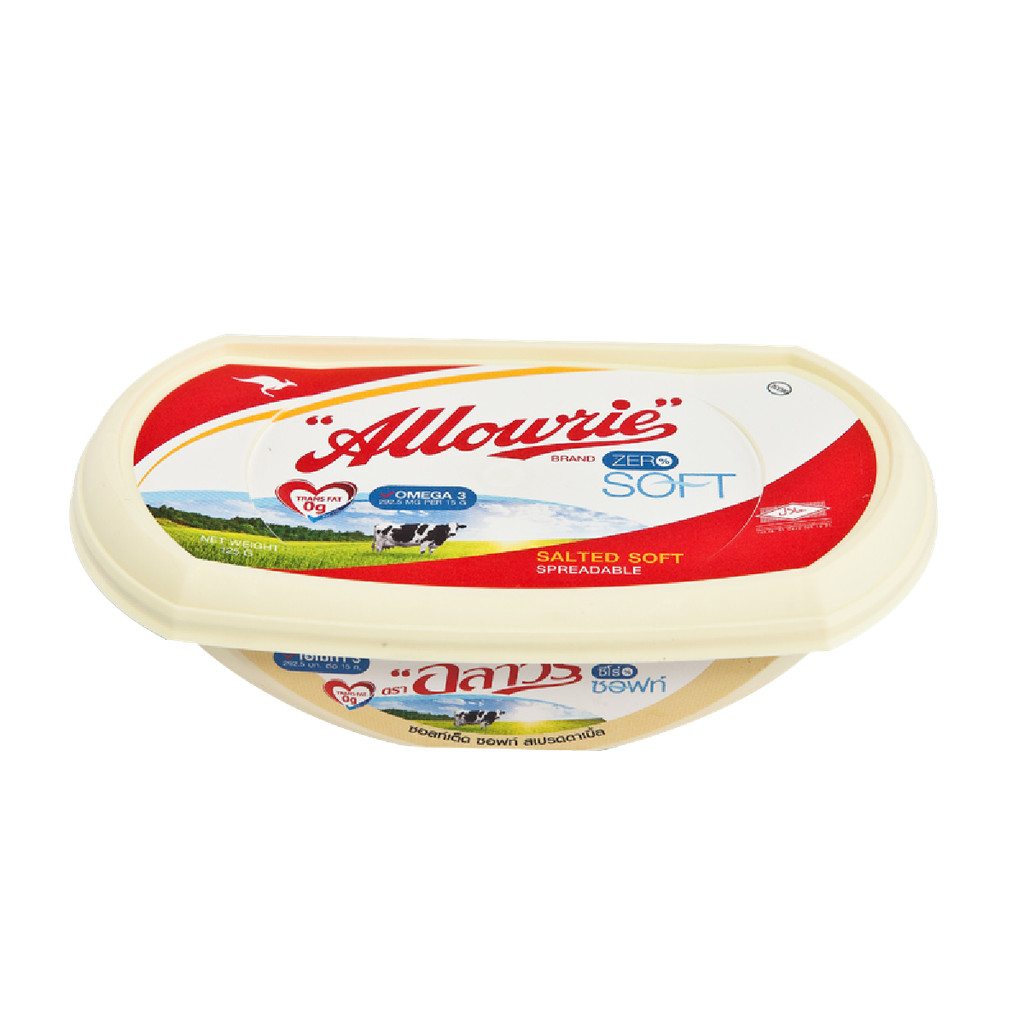 [8850332161281] Allowrie Soft Sprea Dable Butter Salted อลาวรี่ ซอฟท์ สเปรดเดเบิล เนยชนิดเค็ม