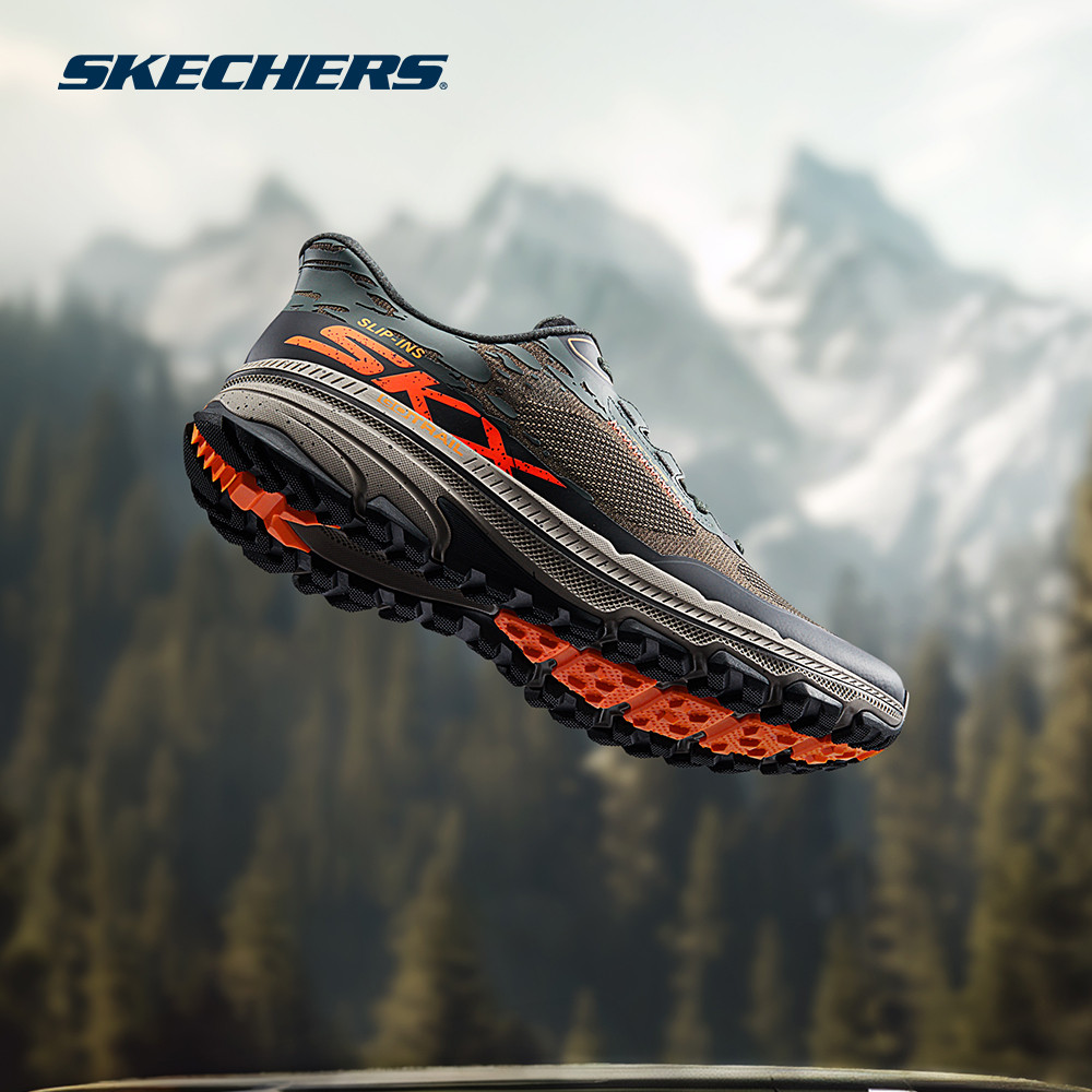 Skechers สเก็ตเชอร์ส รองเท้าผู้ชาย Men GOrun Trail Alti2.0 Performance Shoes - 220761-OLV - Air-Cool