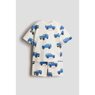 H&M(เอชแอนด์เอ็ม) ชุดเสื้อยืดและกางเกงขาสั้นสเวต 2 ชิ้น เด็ก…