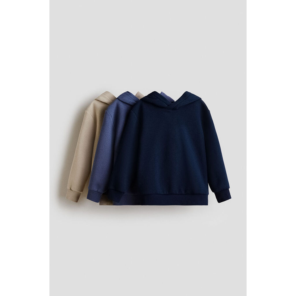 H&M(เอชแอนด์เอ็ม) เสื้อฮู้ด แพ็ก 3 ชิ้น Boys 3-pack hoodies 1247005_4