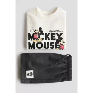 H&M(เอชแอนด์เอ็ม) ชุดเซ็ต 2 ชิ้นลายพิมพ์ Infants 2-piece printed set 1314917_1