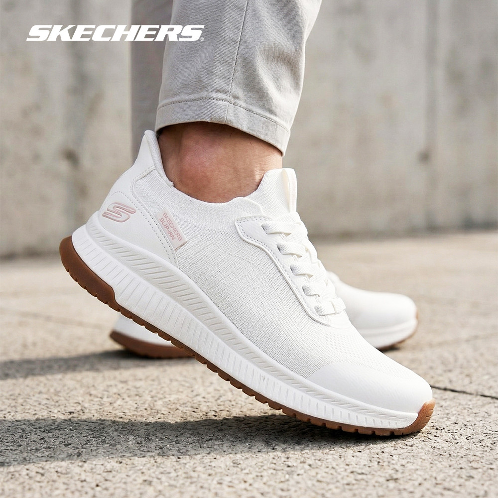 Skechers สเก็ตเชอร์ส รองเท้าผู้หญิง Women Bobs Squad 4 Bobs Sport Shoes - 117623-OFWT - Memory Foam