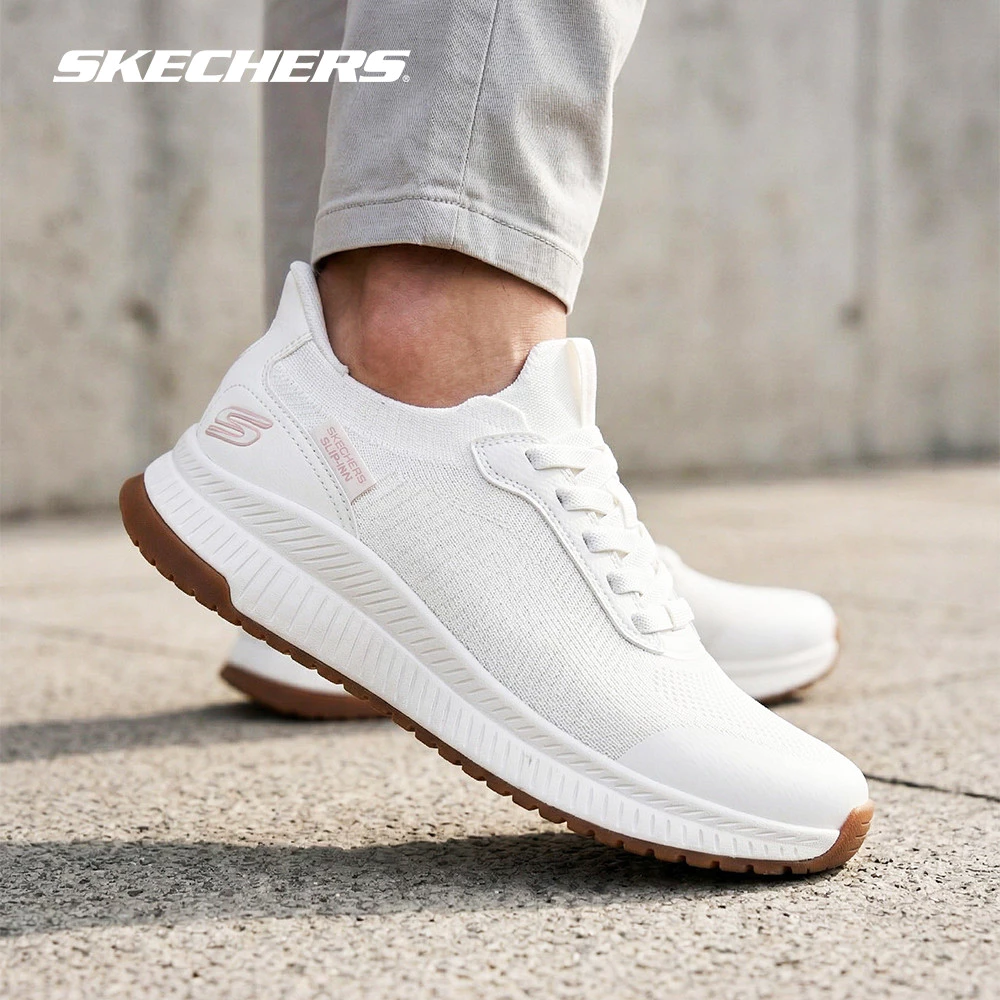 Skechers สเก็ตเชอร์ส รองเท้าผู้หญิง Women Bobs Squad 4 Bobs Sport Shoes - 117623-OFWT - Memory Foam