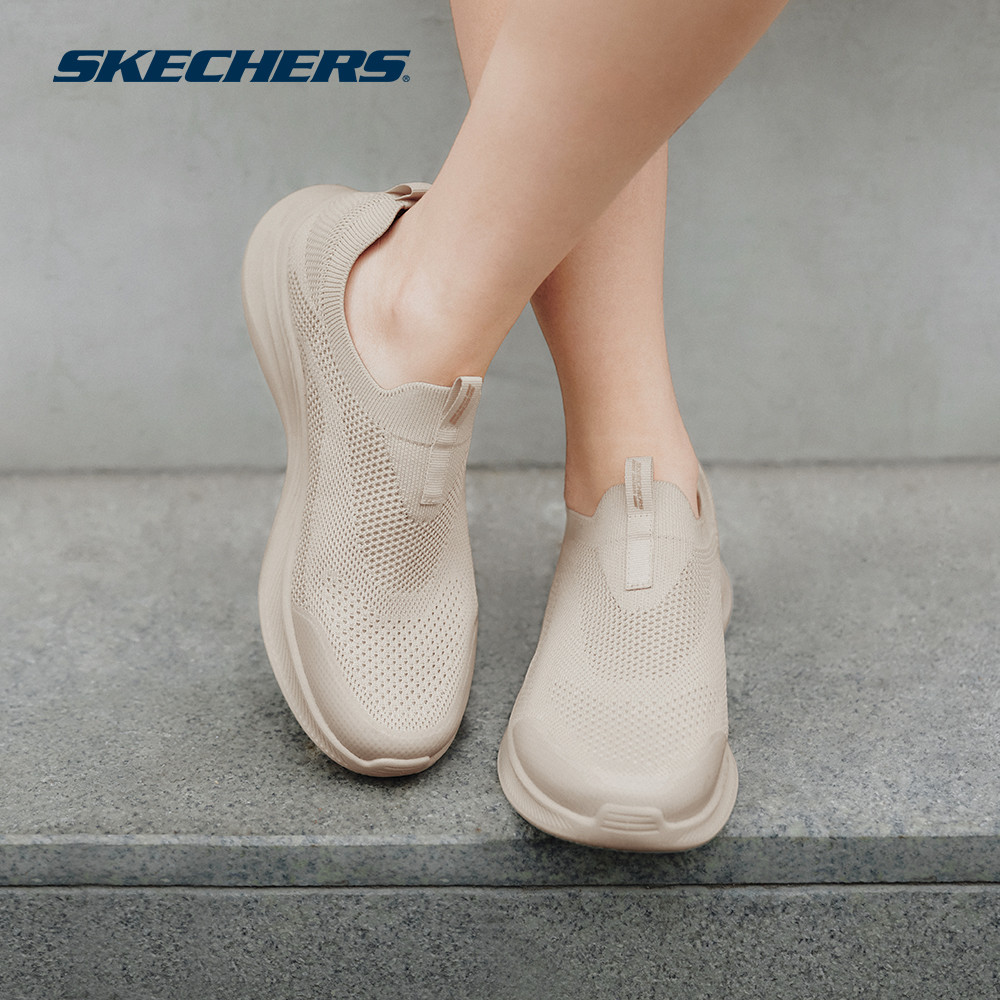 Skechers สเก็ตเชอร์ส รองเท้าลำลองผู้หญิง Women BOBS Sport Moda Flex Chill Dawn Casual Shoes - 117734-OFWT Memory Foam