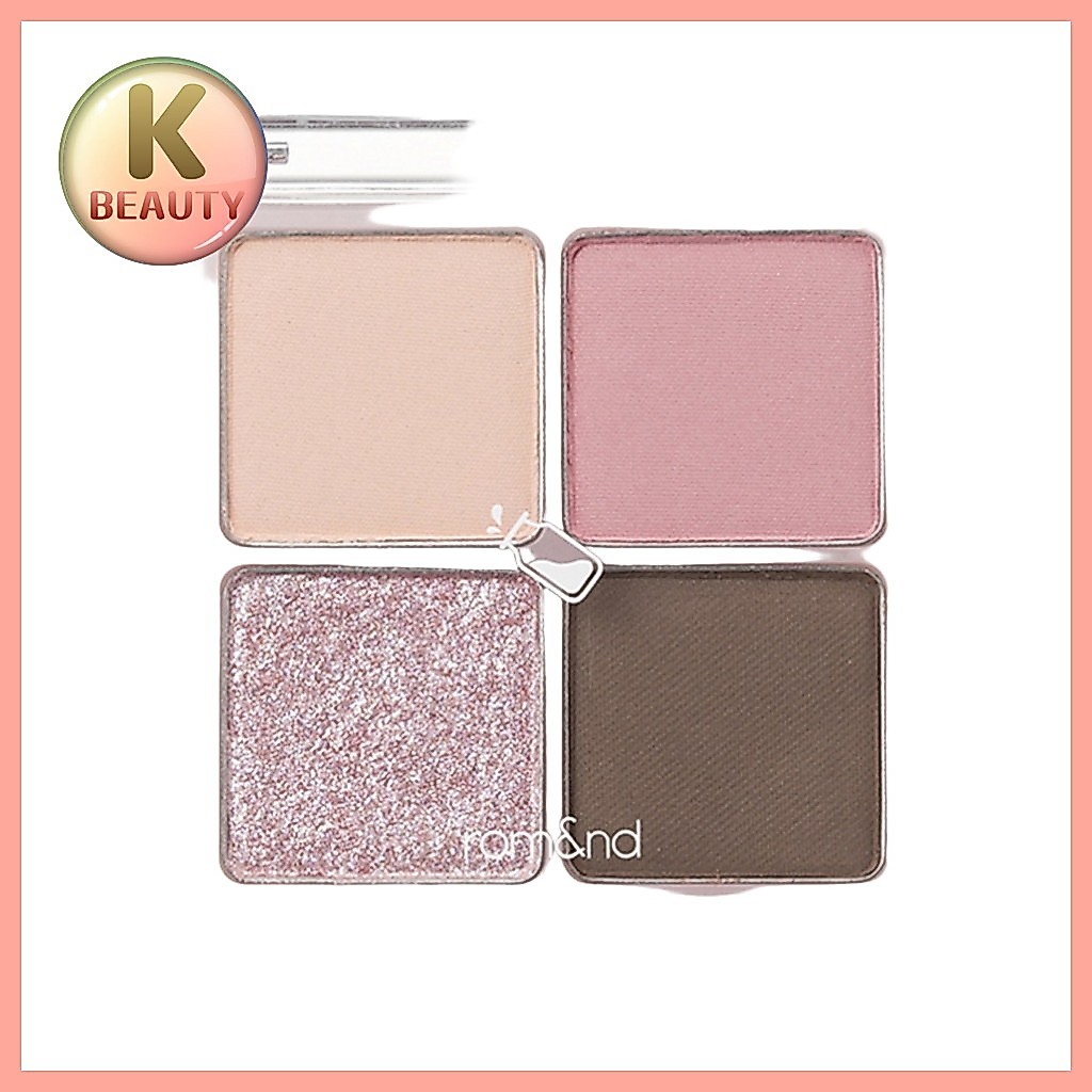 [rom&nd] Better Than Eyes Eyeshadow Palette, W03 Dry Strawberry, 1 ชิ้น / พาเลทอายแชโดว์เกาหลี by IV