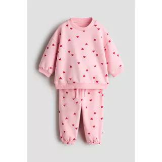 H&M(เอชแอนด์เอ็ม) ชุดสเวตเชิ้ตพิมพ์ลาย 2 ชิ้น Infants 2-piece printed sweatshirt set 1315470_1