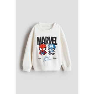 H&M(เอชแอนด์เอ็ม) เสื้อสเวตเตอร์พิมพ์ลาย Boys Printed sweats…