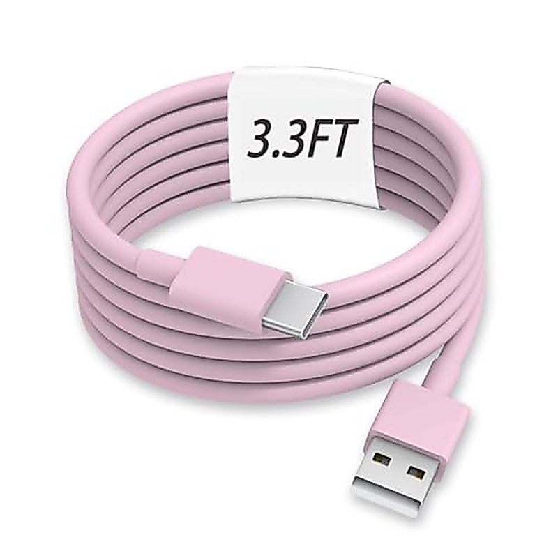 USB A ถึง USB C สายสีชมพูรถอุปกรณ์เสริม i โทรศัพท์ 17E รถ Charger สายไฟ Fast Type C ชาร์จสําหรับ iPh