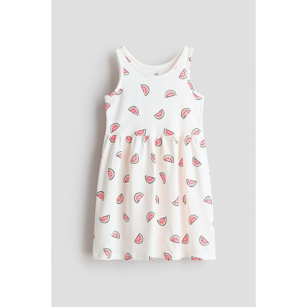 H&M(เอชแอนด์เอ็ม) ชุดเดรสผ้าฝ้ายลายพิมพ์ เด็กหญิง 1157735_24