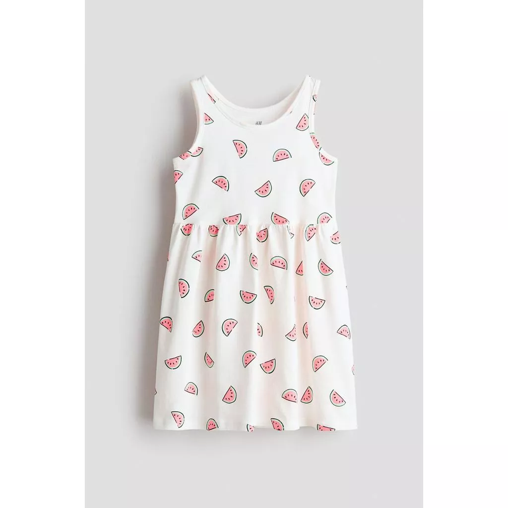 H&M(เอชแอนด์เอ็ม) ชุดเดรสผ้าฝ้ายลายพิมพ์ เด็กหญิง 1157735_24