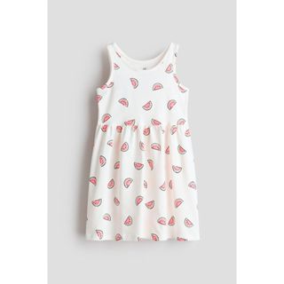 H&M(เอชแอนด์เอ็ม) ชุดเดรสผ้าฝ้ายลายพิมพ์ เด็กหญิง 1157735_24