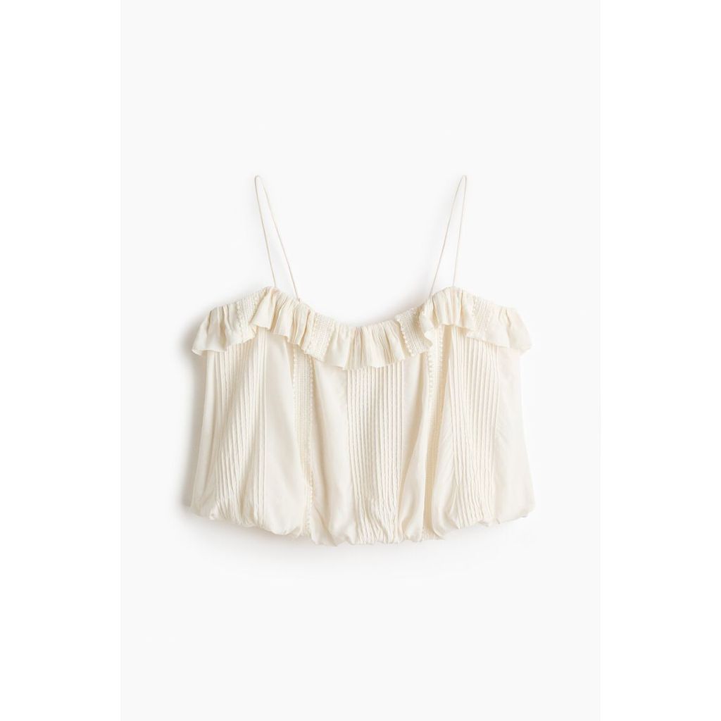 H&M(เอชแอนด์เอ็ม) เสื้อสายเดี่ยวชายบับเบิล ผู้หญิง 1337507_1 ราคา ถูกที่สุด ดีลบีเคเค แกลเลอรีภาพที่ 3