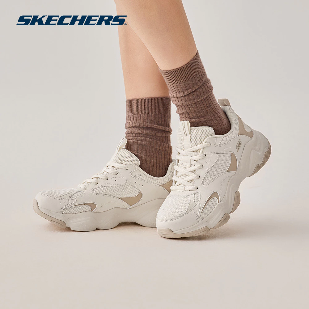 Skechers สเก็ตเชอร์ส รองเท้าลำลองผู้หญิง Women BOBS Sport Diego Casual Shoes - 117685-NAT Memory Foam