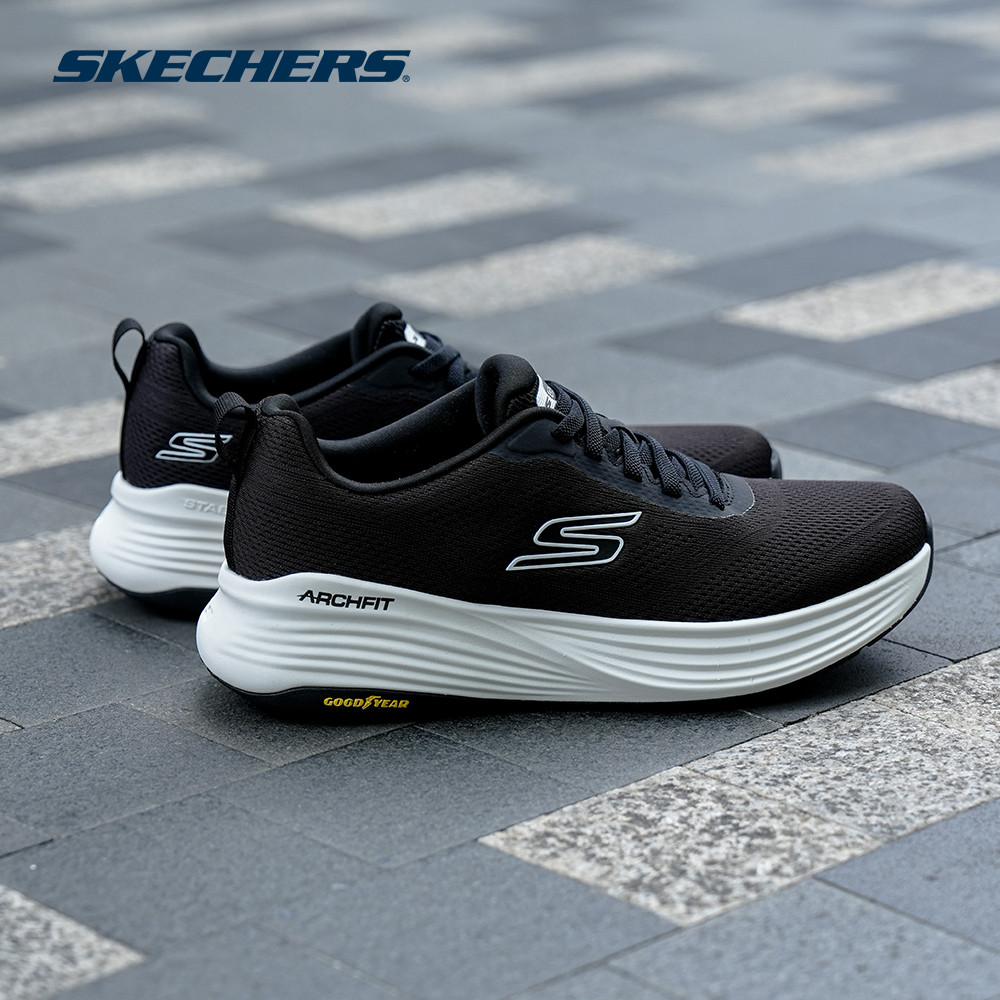 Skechers สเก็ตเชอร์ส รองเท้าผู้ชาย Men GW Stability 2.0 GOwalk Shoes – 217002-BKW – Air-Cooles Arch Fit (latest) – โปรปัง