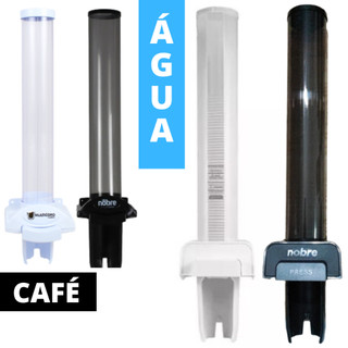 Dispenser Suporte Porta Copo Descartável de Água ou Café Parede Poupa Copo