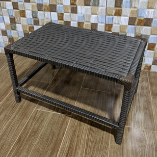 Mesa Mesinha De Centro em fibra sintética Retangular