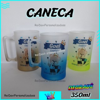 Canecas Personalizadas 350ml DEGRADÊ | Fazemos Todos os Temas | Lembrancinha - Festa Aniversário