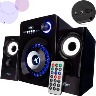 Caixa de Som 2.1 Subwoofer Amplificador