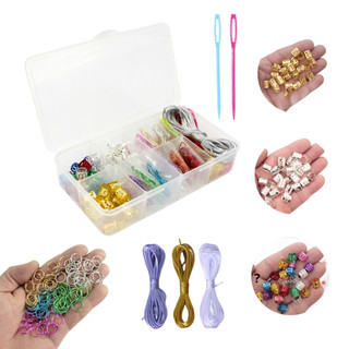 Kit Trança Nagô 246 Enfeite Para Trança Box Braids Trancista Iniciante Acessório Trança Completo