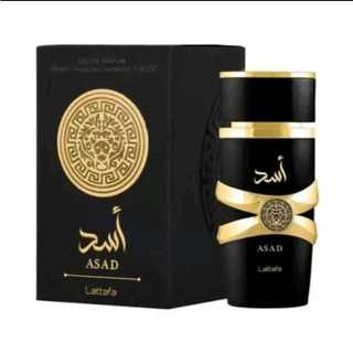 Perfume Asad Lattafa 100ml Original Masculino Intenso Amadeirado