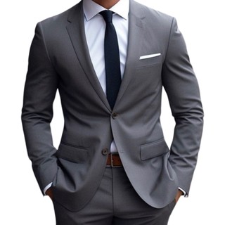 Terno Slim Masculino Alto Padrão Luxo (Blazer + Calça)