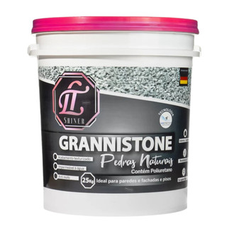 Revestimento Decorativo Efeito Pedra Natural Grannistone Piso Parede 25Kg - LT Shine