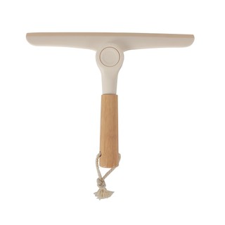 Rodo de Pia Dobrável com Cabo de Bambu Oikos Rodinho Off White Bege