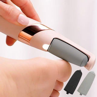 Lixador de Pé Elétrico - Esfoliador Tira Calos Pedicure Portátil  Lixa Elimina Calo Portátil Usb Pilha