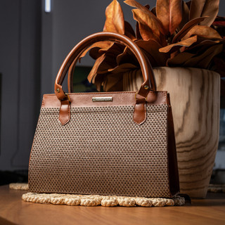 Bolsa Feminina Média Satchel Elegante Tote