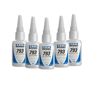 Kit Cola Instantânea 793 20g Tek Bond Artesanato Acrigel Unha Postiça