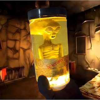 Alienigena Luminaria Alien Grey ET Led Abajour