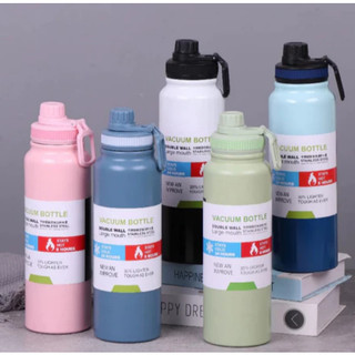 Garrafa 800ml 1000ml Térmica Quente & Frio Isolamento Térmico Grande Capacidade Academia Dia A Dia