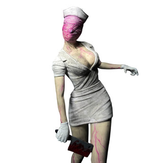 Boneco Action Figure Nurse Enfermeira - Silent Hill - Silent Hill 2 - 16cm