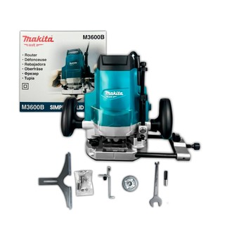Tupia de Coluna Makita 1.650W 12mm para Corte de Madeira Metais para Marceneiros Original M3600B