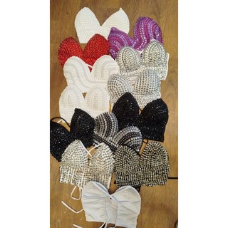 CROPPED PEDRARIA FESTA LUXO