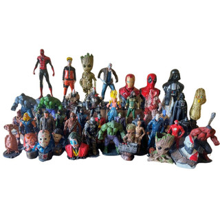 Boneco Colecionável Estátua Busto Action Figure Resina Marvel DC Clássicos Variados