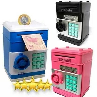 Cofre Digital Eletrônico Puxador Notas Moedas Automático