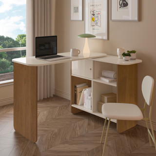 Mesa Escrivaninha Retrô Minimalista Decoração Ambiente Escritório Home Office Premium