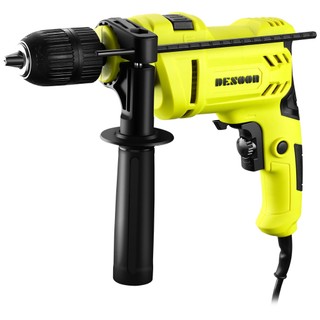 Furadeira Elétrica Auto Reverso de Impacto Parafusadeira Drill Potente de Mão Impact Drill DESOON