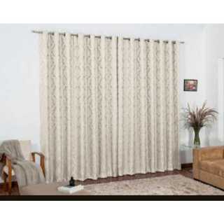 Cortina em Jacquard 3,00x 2,80 - Decoração Ideal para Sala, Quarto, Escritório, Igreja, Janela Inteira