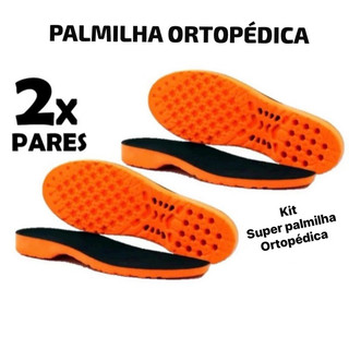 kit 2x palmilhas ortopédicas em gel PU,super confortável anatômica anti-impacto
