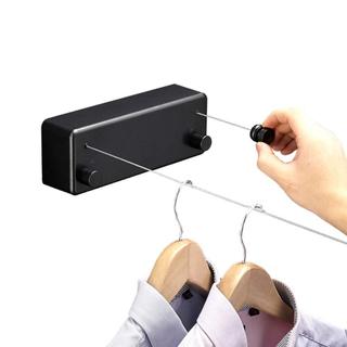 Módulo de varal retrátil automático de parede com corda de 4,2 m preto capacidade de peso de 25kg Yesop