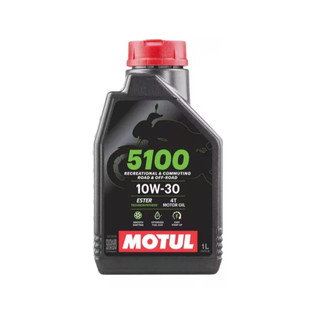 Óleo De Motor Motul Semi-sintético 5100 10w-30 Para Motos E Quadriciclos 1l Unidade