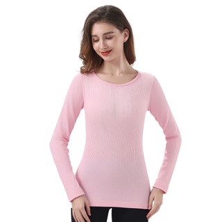 Blusa Termica feminina Segunda Pele Térmica Manga Longa com Proteção tamanho único listrada lmny03