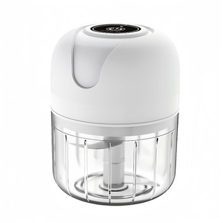 Mini Processador De Alimentos 250ml Moedor Alho E Alimentos Elétrico Sem Fio Recarregável USB