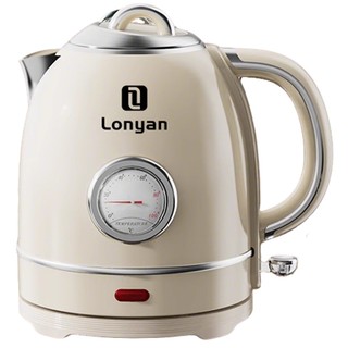 Chaleira Elétrica 1,5L 220V 127V 1355W Aço Inoxidável SUS304 LGR-8015B Desligamento Automático Ebulição Rápida Aquecido