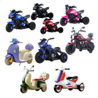 Mini Moto Motinha Elétrica Infantil Para Crianças 6V com Som e Música