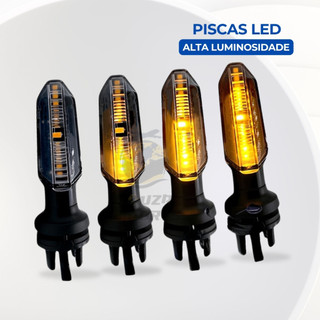 Kit Completo 4 Piscas LED Sequenciais Honda - Design Premium para Twister 250F, Fan e Titan